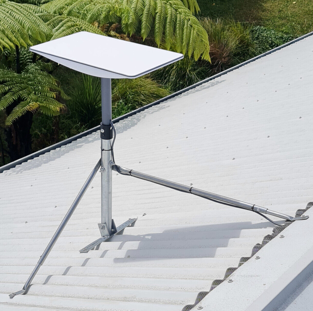 Starlink dish mounted on roof in Joondalup, Perth WA